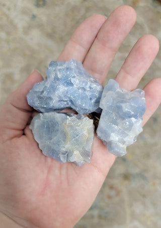 Blue Calcite Chunks