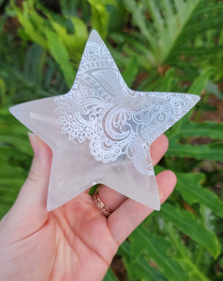 Selenite Bowl - Star