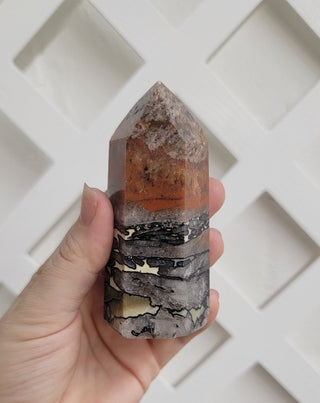 Mosaic Jasper (Chalcedony) Tower