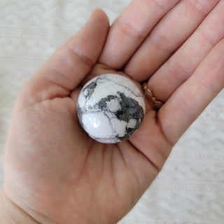 White Howlite Sphere