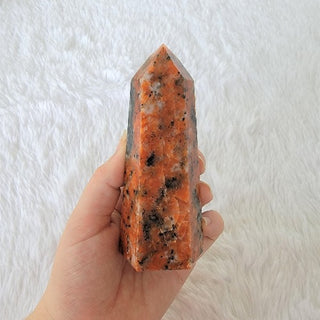 Red Calcite Tower