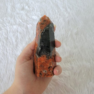 Red Calcite Tower
